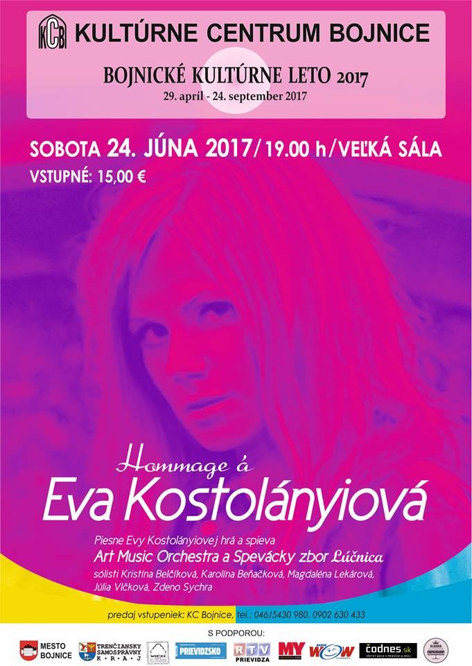 Hommage a Eva Kostolanyiová - Bojnice 24.6.2017